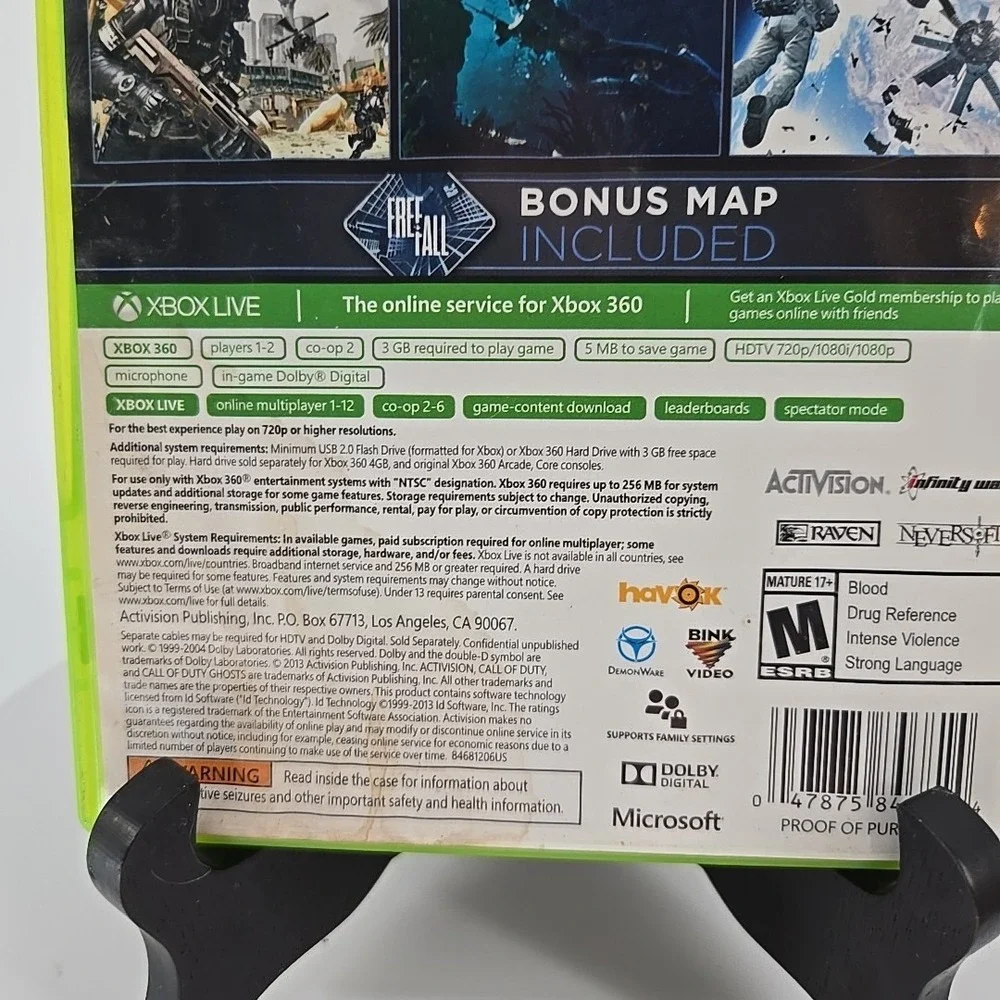 Call Of Duty: Ghosts 2 Disc Edition ‎ (Microsoft Xbox 360)